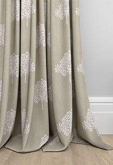 William Morris At Home Marigold Tree Embroidery, Linen - Made to Measure Curtains